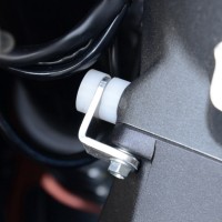 Chrániče dorazů řízení Ducati 899/1199/1299 Panigale, bílé
